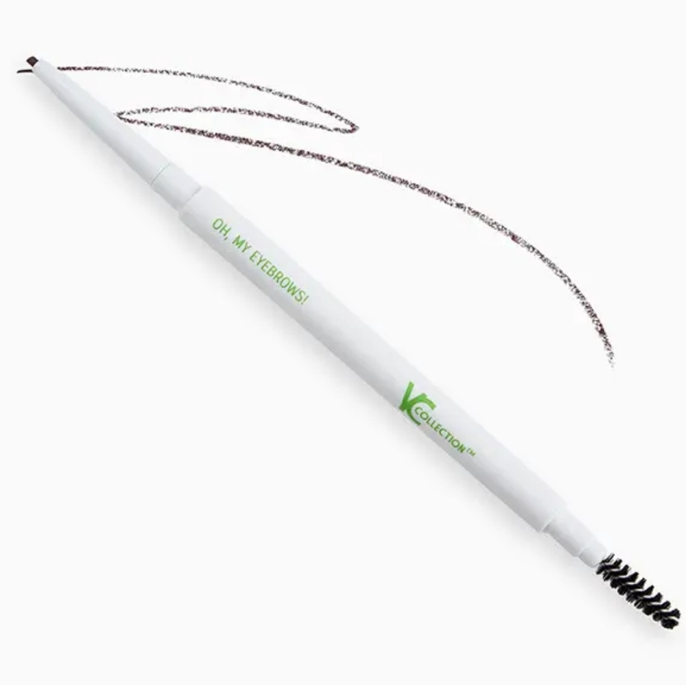 Oh My Eyebrows! Dual-Ended Brow Pencil with Spoolie - Dark Brown